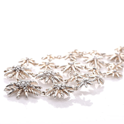 David Yurman Sterling Silver Diamond Starburst Chandelier Earrings 5 of 12