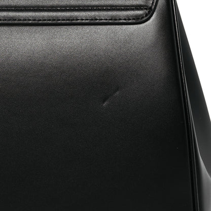 Celine Satinated Calfskin Medium 16 Top Handle Bag Black 12 of 13