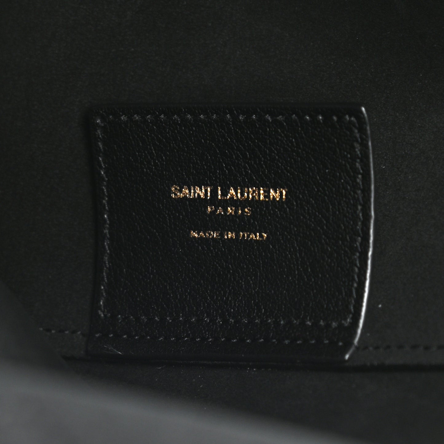 Calfskin Large Shopping Tote Black