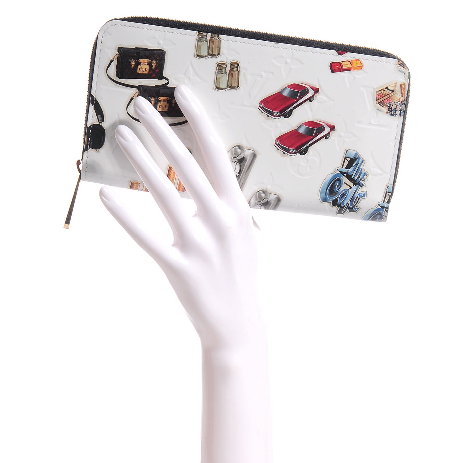 Louis Vuitton Vernis Stickers Zippy Wallet 2 of 8