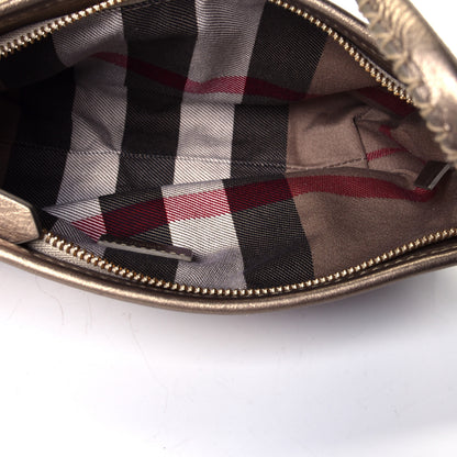 Burberry Metallic Calfskin Shoulder Bag Gold 4 of 4