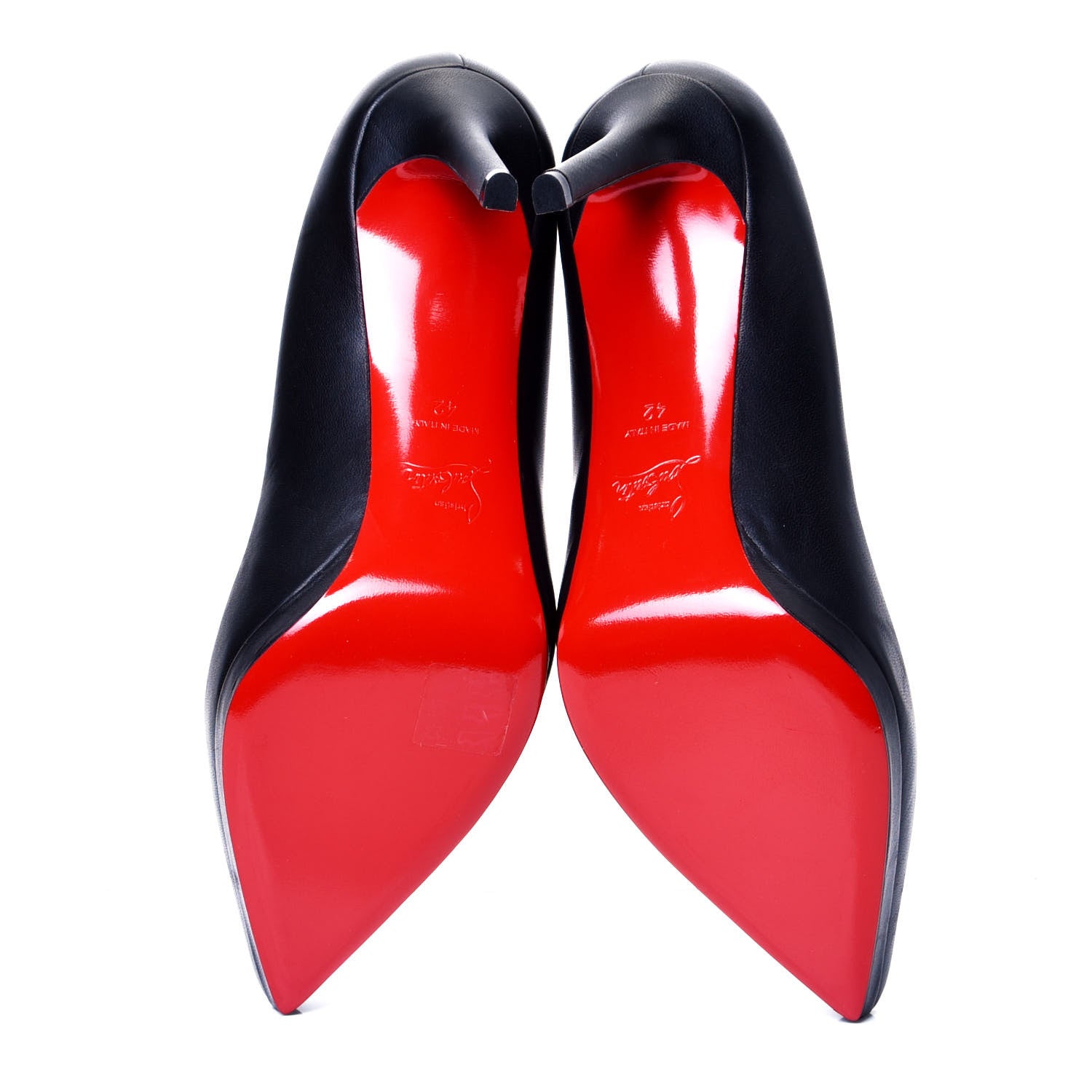 Christian Louboutin Shiny Nappa Pigalle Plato 100 Pumps 42 Black 8 of 11
