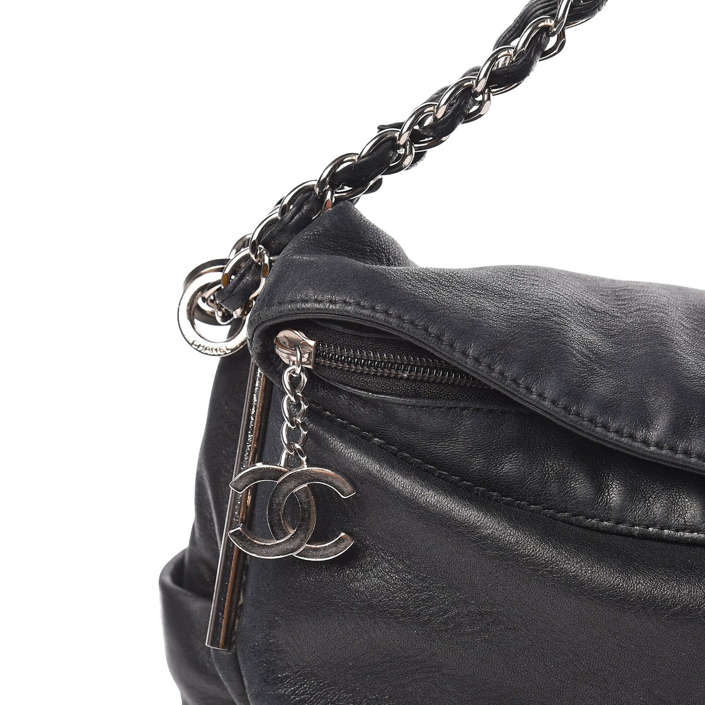 Lambskin Large Ultimate Soft Tote Black
