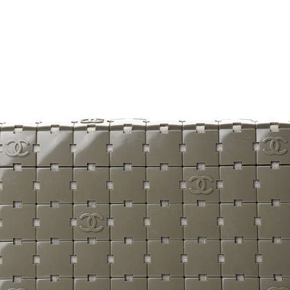 Chanel Tweed Resin Tile Flap Green 12 of 12