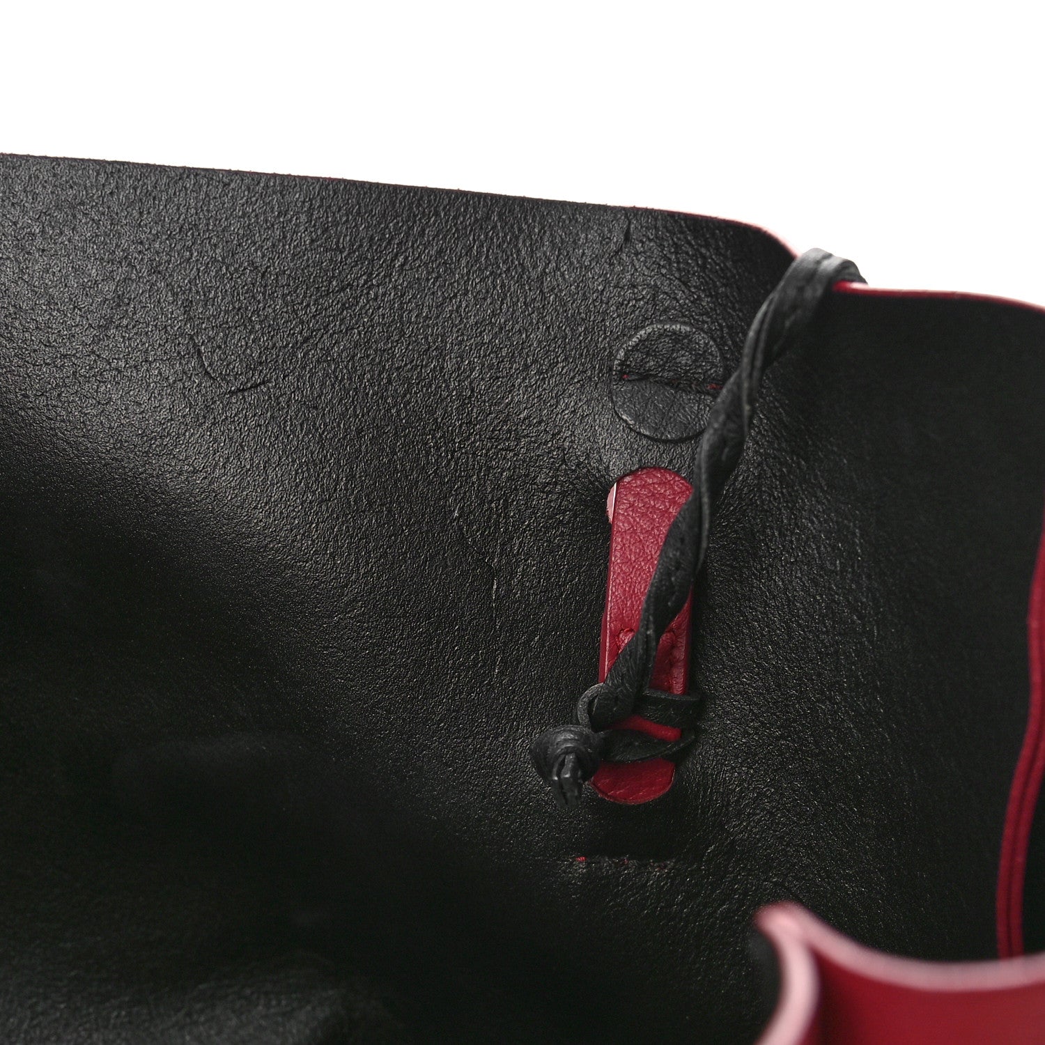 Balenciaga Veau Baltimore Double Sided Small Everyday Tote Rouge Vermeil Black 7 of 9