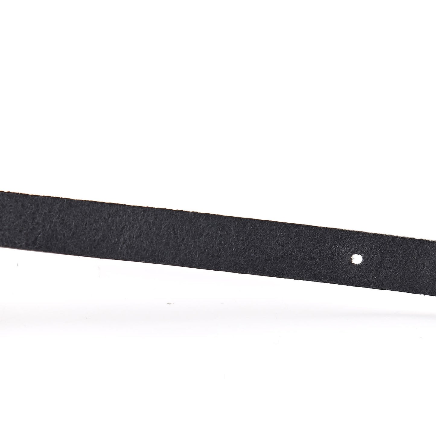 Calfskin Skinny Belt 92 Black