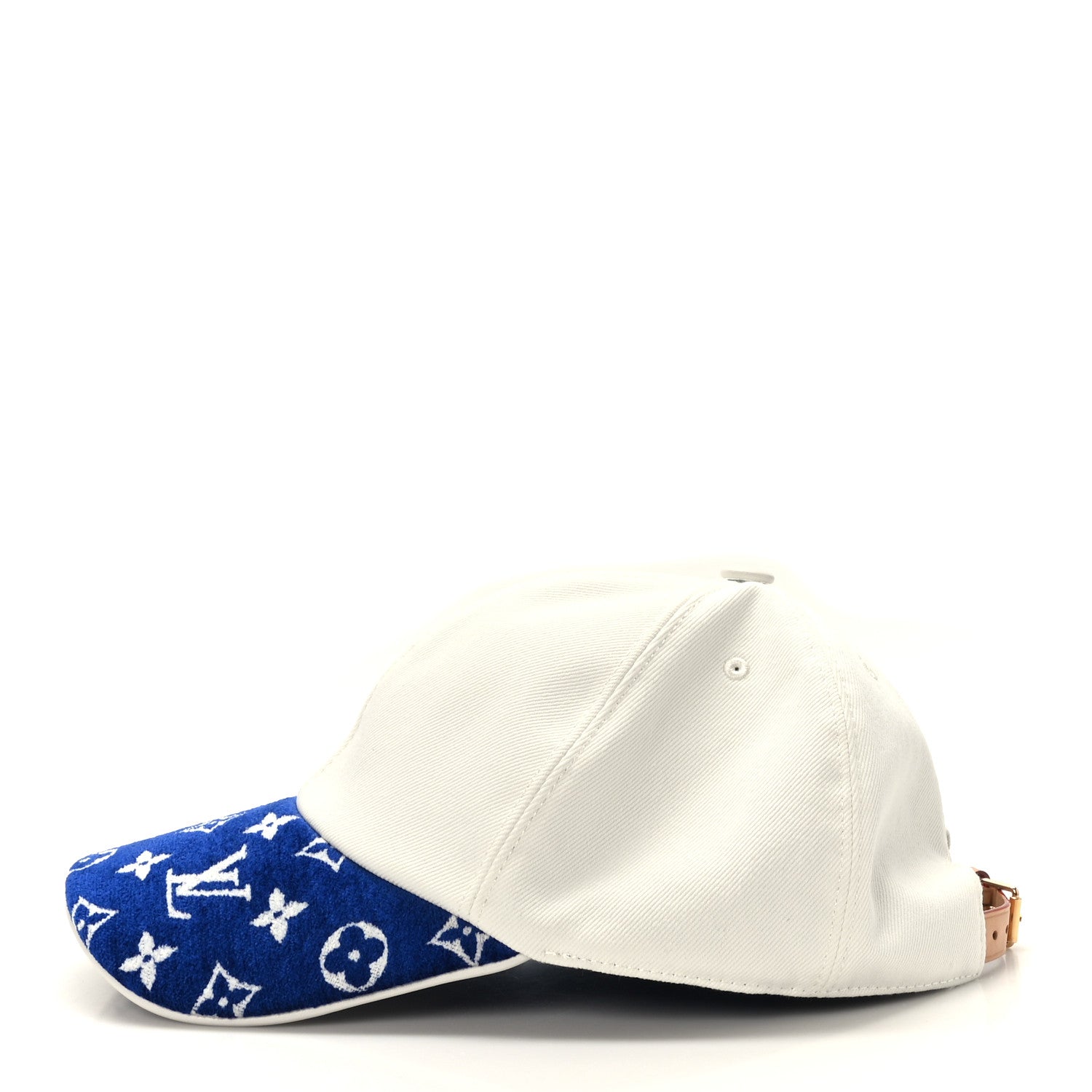 Louis Vuitton Cotton Monogram Jacquard LV Match Cap Blue 3 of 7
