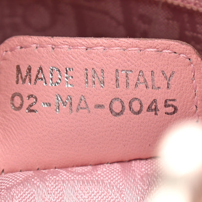 Christian Dior Lambskin Cannage Medium Lady Dior Light Pink 6 of 13