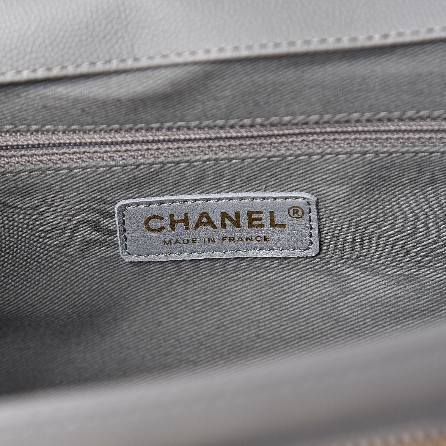 Chanel Caviar Quilted Large Business Affinity Flap Grey 6 of 11
