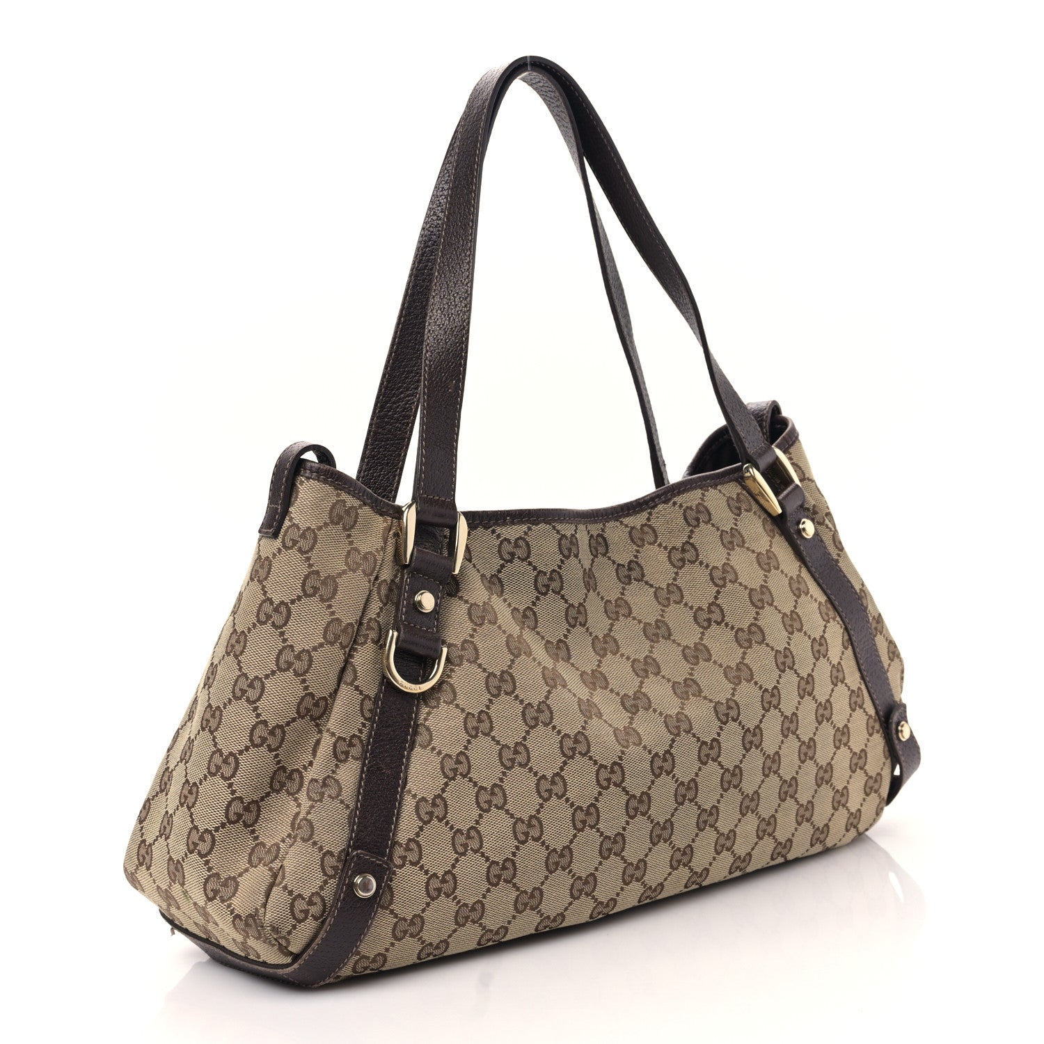 Gucci Monogram Medium Abbey Shoulder Bag Dark Brown 3 of 9