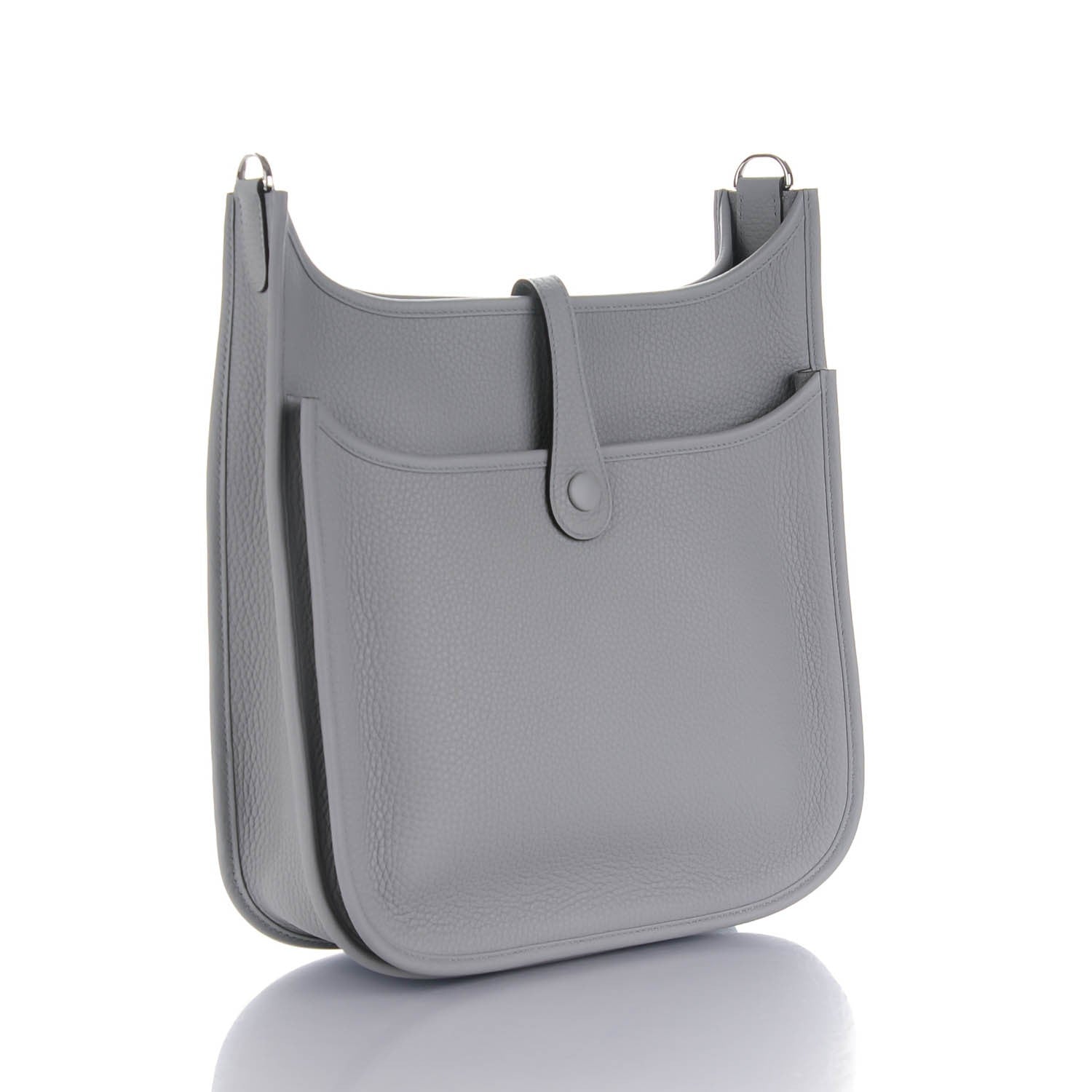 Hermes Taurillon Clemence Evelyne III PM Gris Mouette 3 of 7