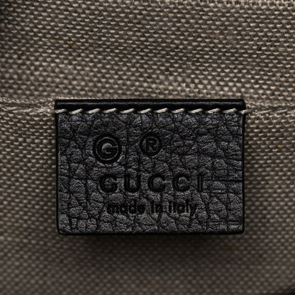 Gucci Dollar Calfskin Small Interlocking G Shoulder Bag Black 6 of 12