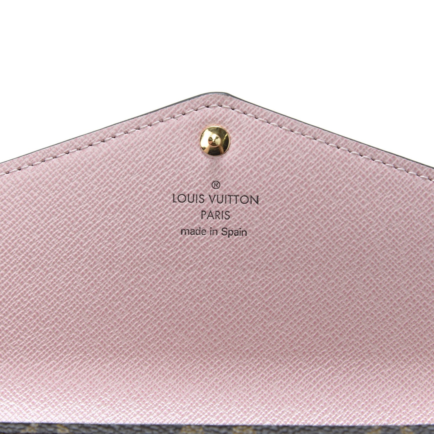 Louis Vuitton Monogram Sarah Wallet NM Rose Ballerine 7 of 8