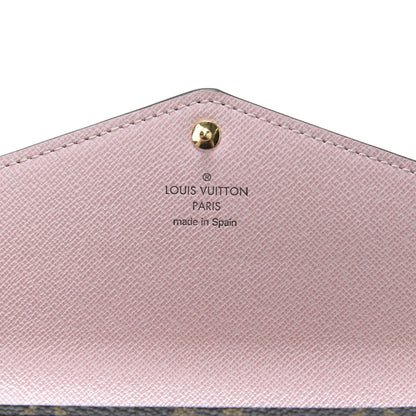 Louis Vuitton Monogram Sarah Wallet NM Rose Ballerine 7 of 8