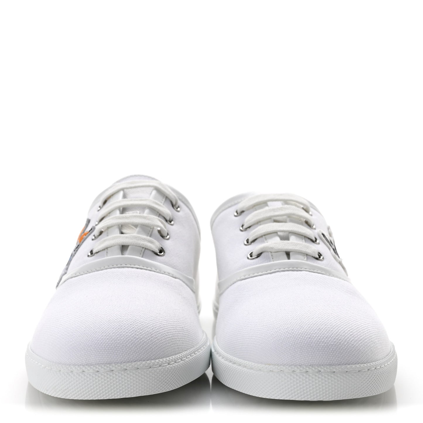Canvas Embroidered Innocent Sneakers 41 White