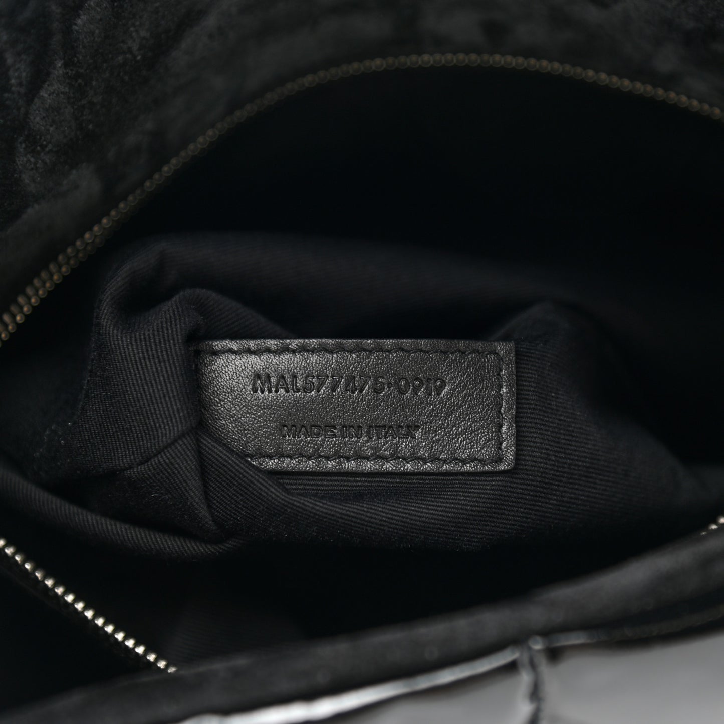 Patent Lambskin Quilted Medium Loulou Puffer Monogram Chain Satchel Black