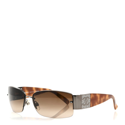 Chanel Crystal CC Sunglasses 4117-B Tortoise 1 of 7