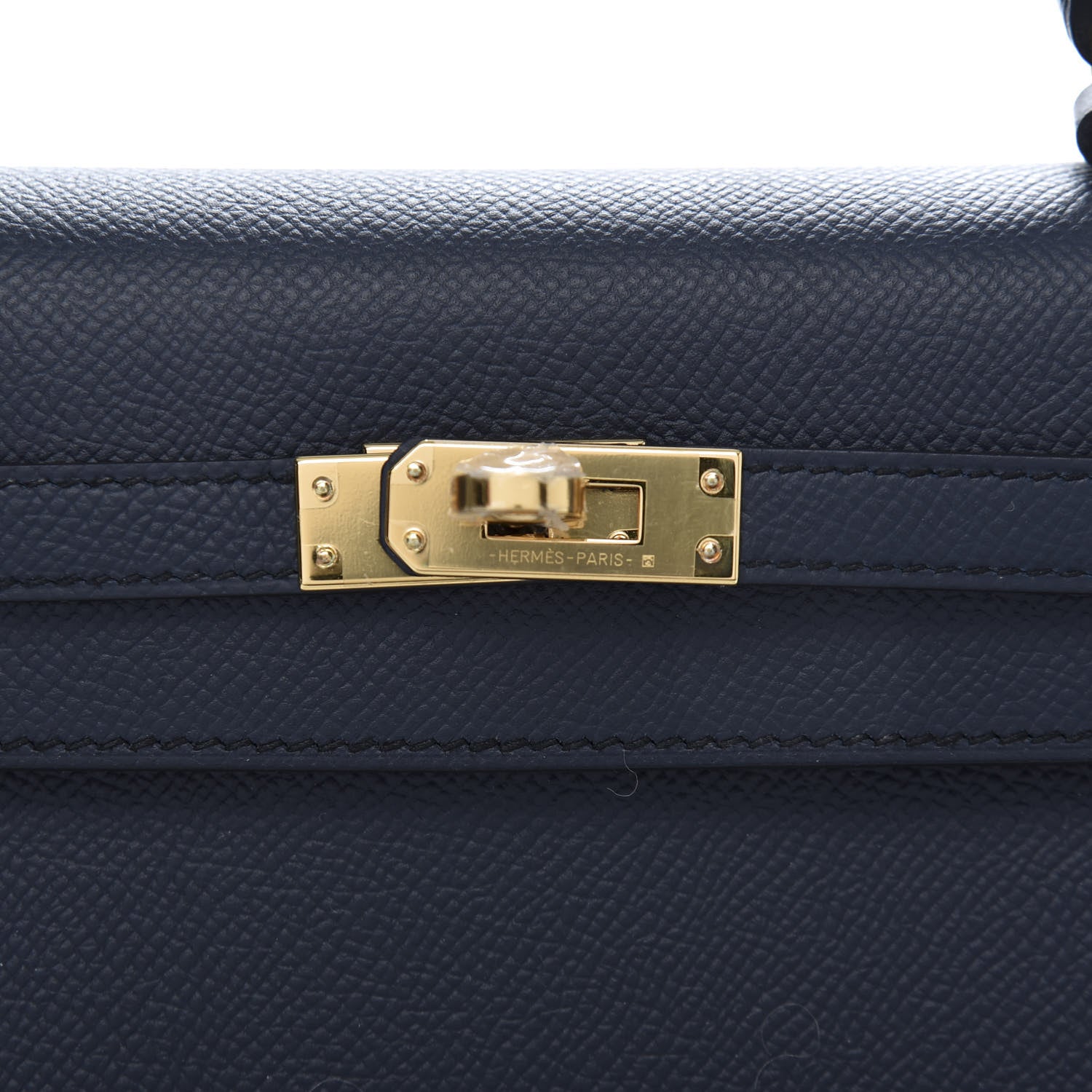 Hermes Epsom Kelly Sellier 25 Bleu Indigo 12 of 15