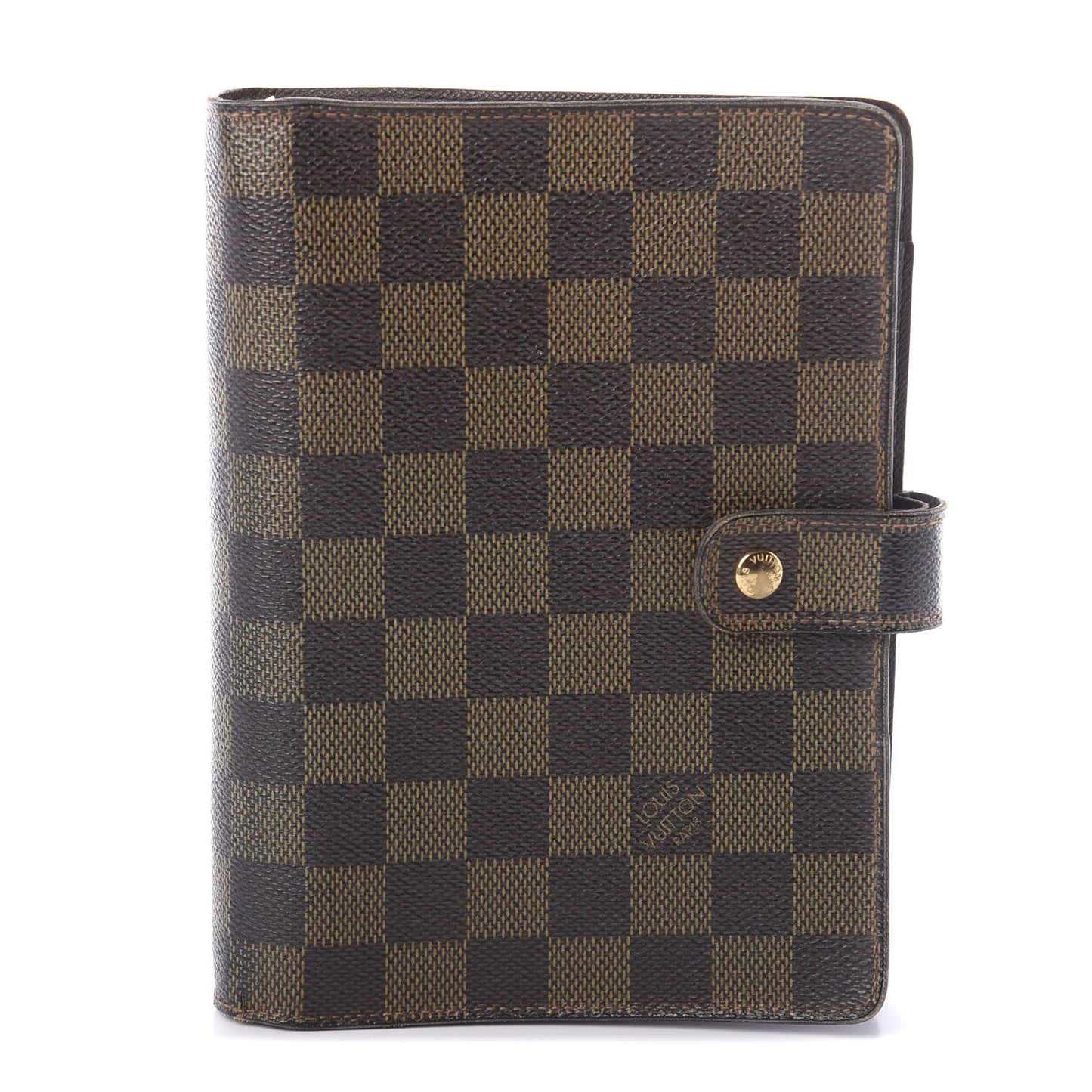 Damier Ebene Medium Ring Agenda Cover