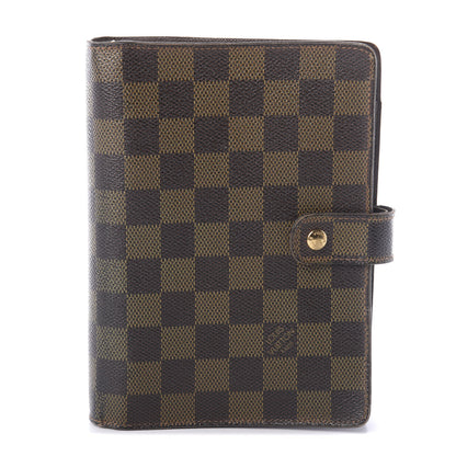 Louis Vuitton Damier Ebene Medium Ring Agenda Cover 1 of 6
