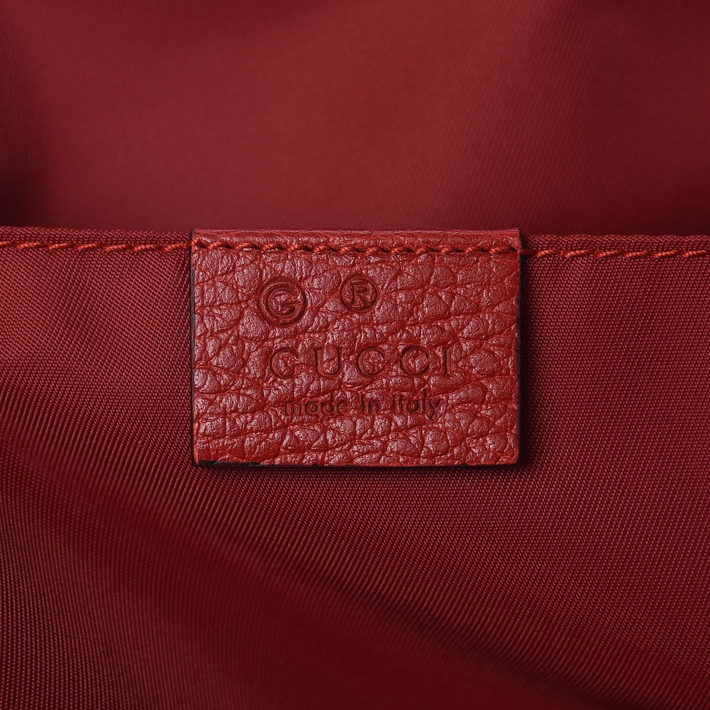 Nylon Monogram Dollar Calfskin Medium Light Single Buckle Backpack Vibrant Red