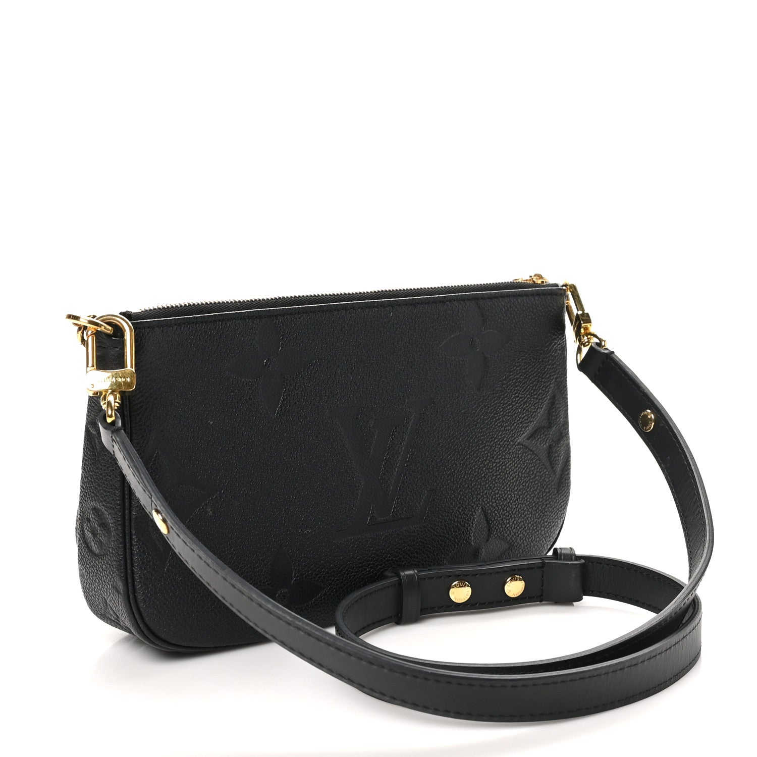 Louis Vuitton Empreinte Monogram Giant Multi Pochette Accessories Black 3 of 10
