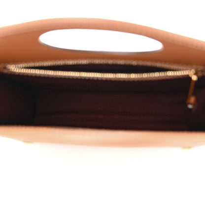 Burberry Smooth Calfskin Check Mini Pocket Bag Briar Brown 5 of 9