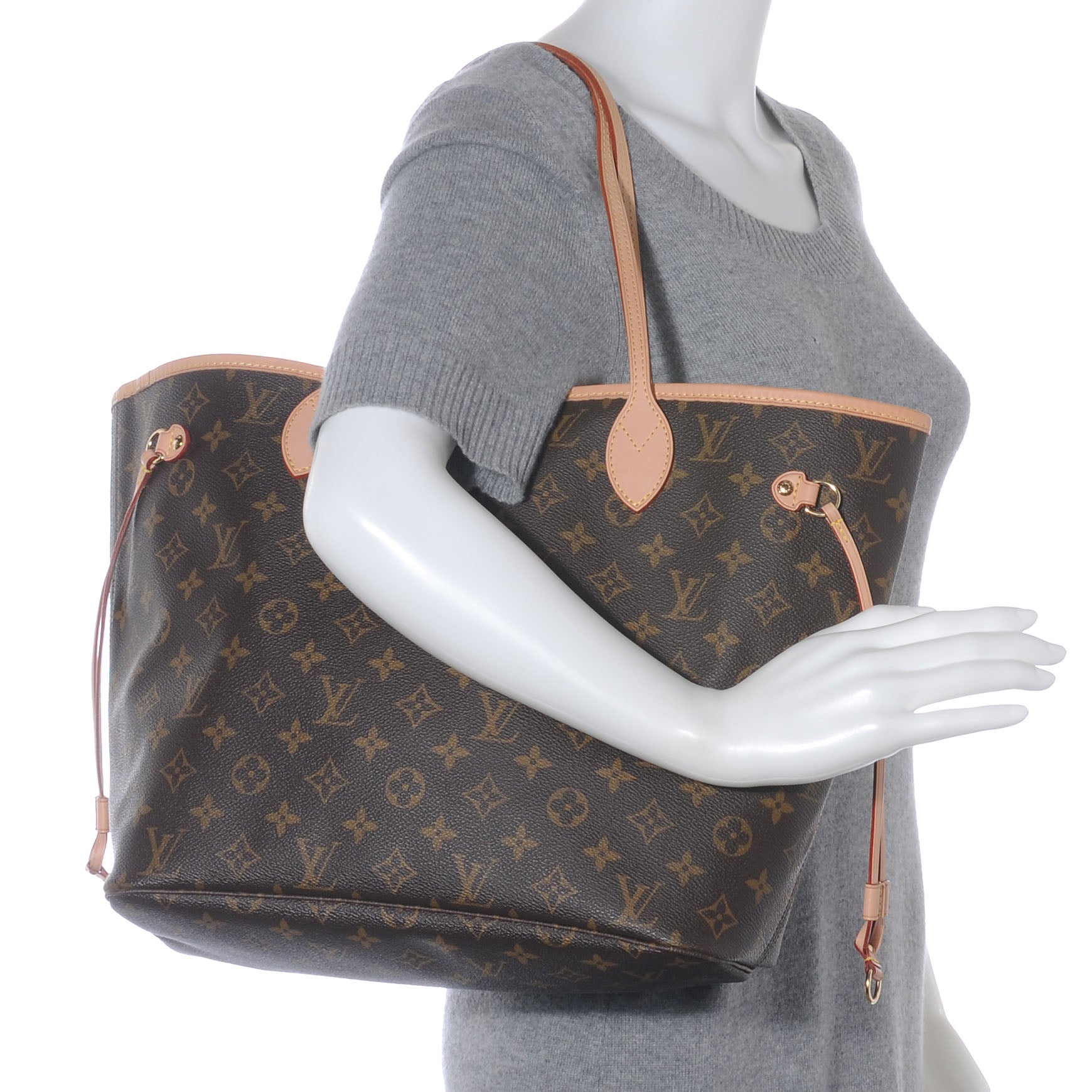 Louis Vuitton Monogram Neverfull MM 2 of 7