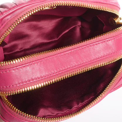 Miu Miu Nappa Matelasse Camera Bag Azalea 5 of 10