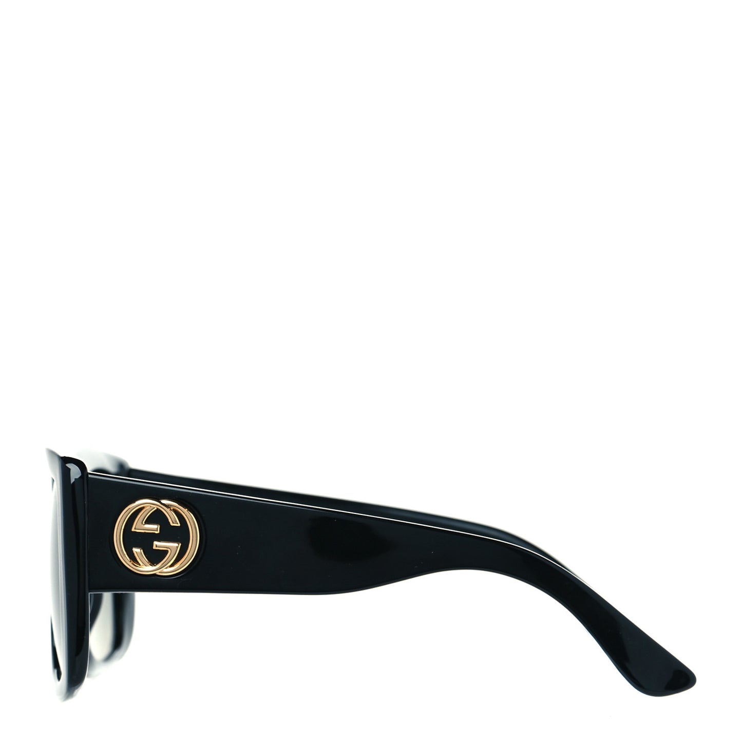 Acetate Square Frame Sunglasses GG0141S Black