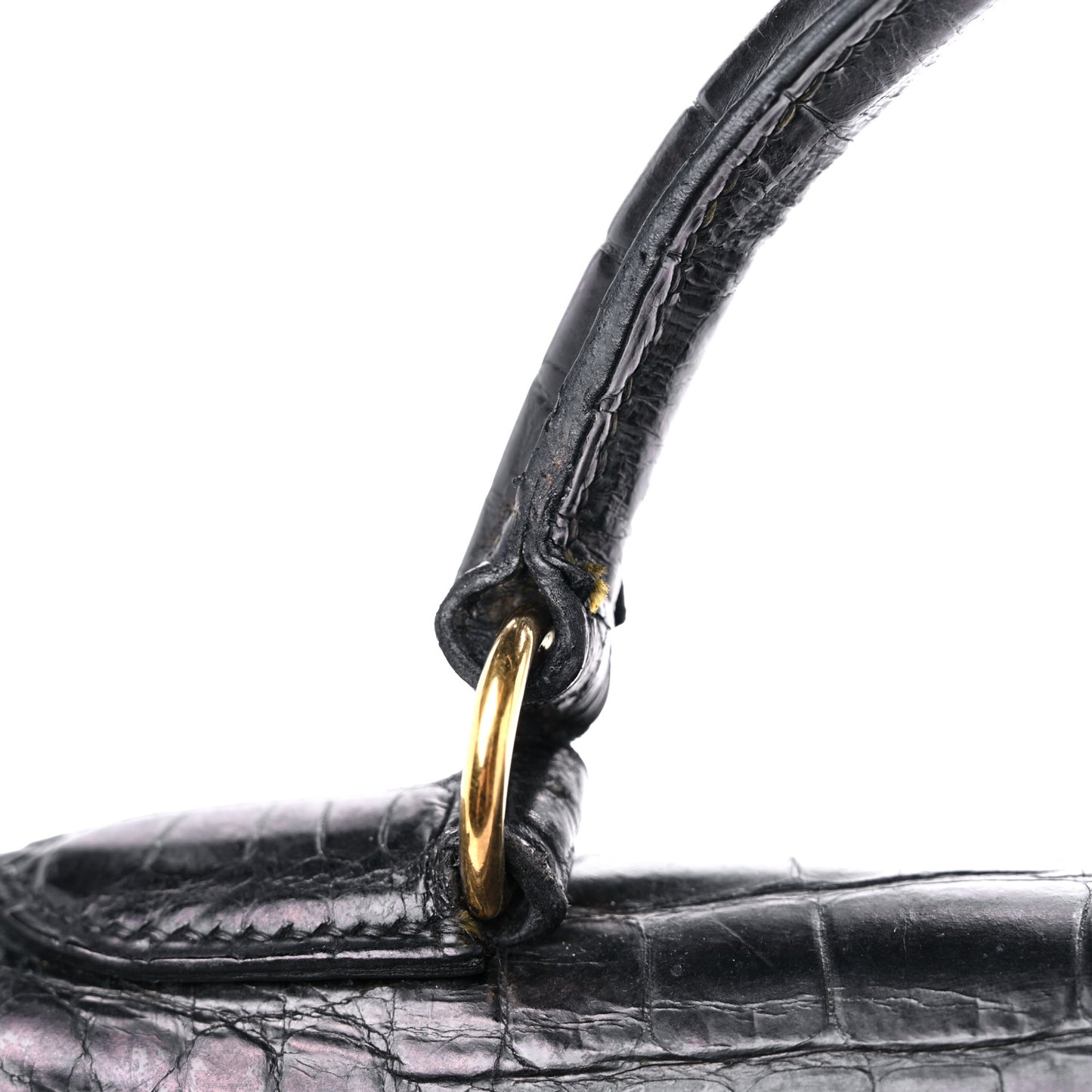 Matte Alligator Kelly Sellier 32 Black