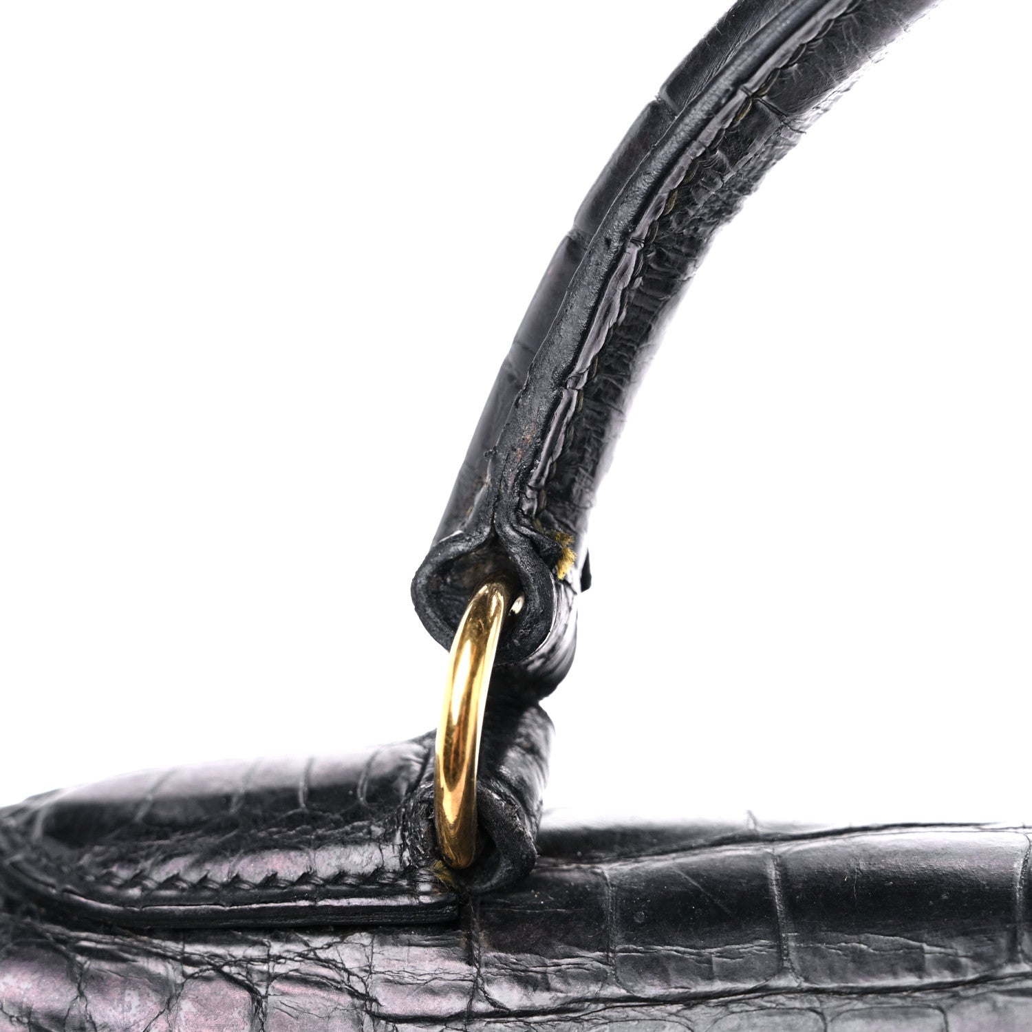 Hermes Matte Alligator Kelly Sellier 32 Black 21 of 25