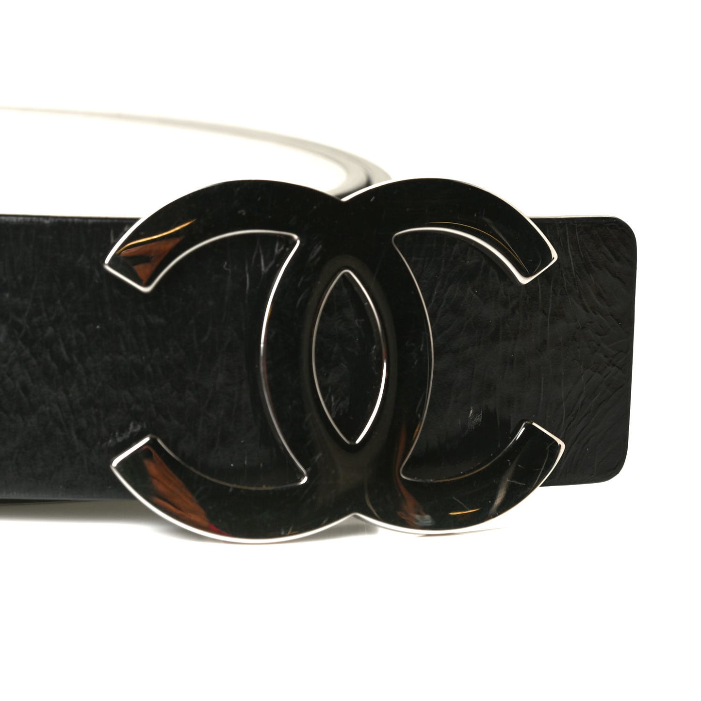Calfskin CC Reversible Belt 85 Black White