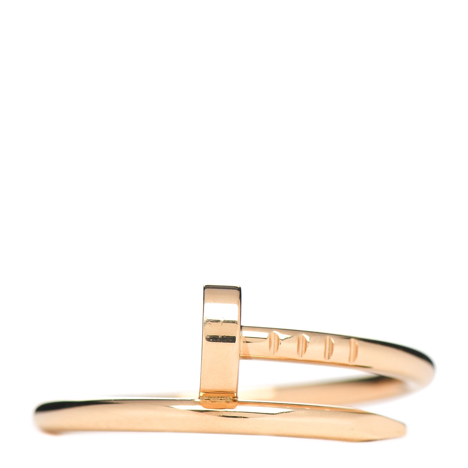 Cartier 18K Yellow Gold Small Juste Un Clou Ring 53 6.5 1 of 5