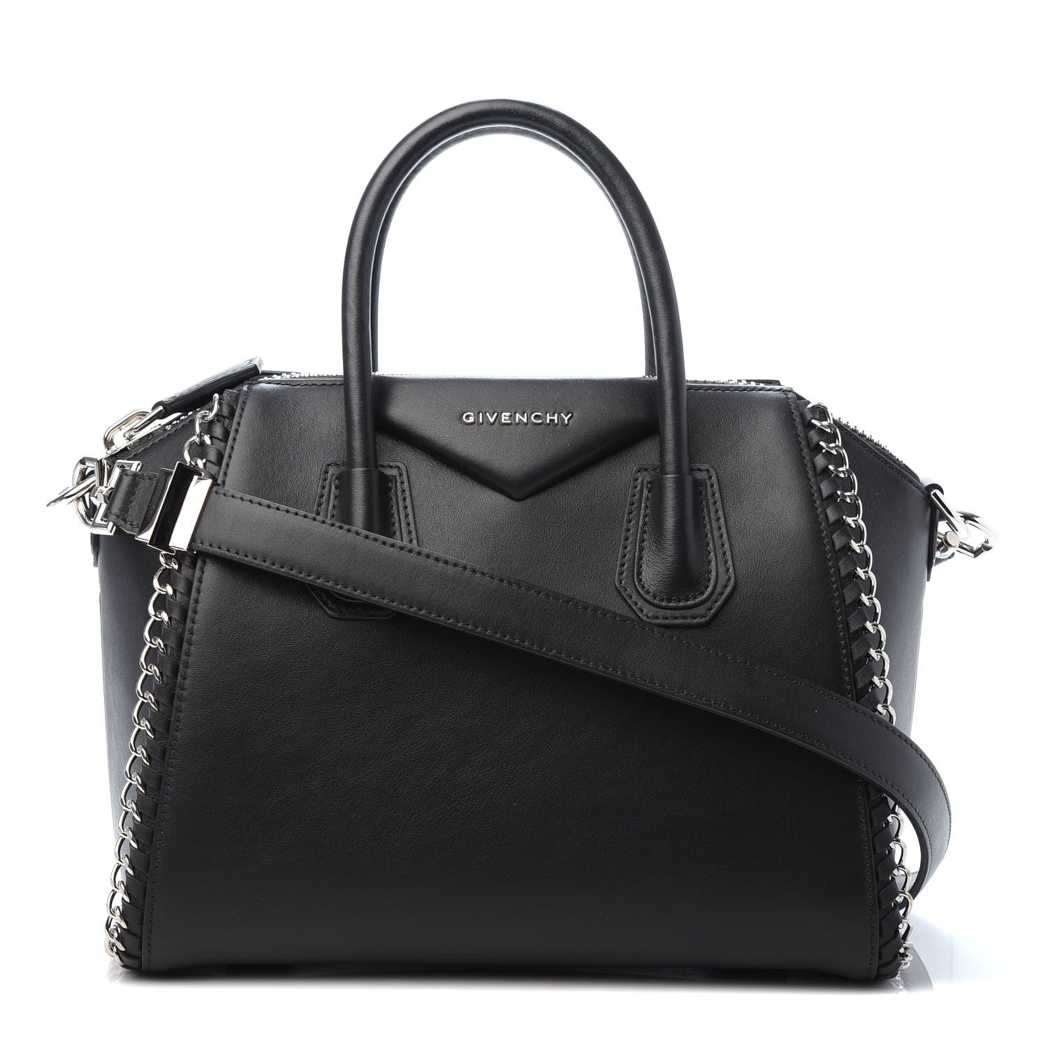 Givenchy Calfskin Small Chain Antigona Black 1 of 9