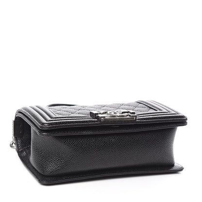 Chanel Caviar Quilted Small Boy Flap Black 4 of 10