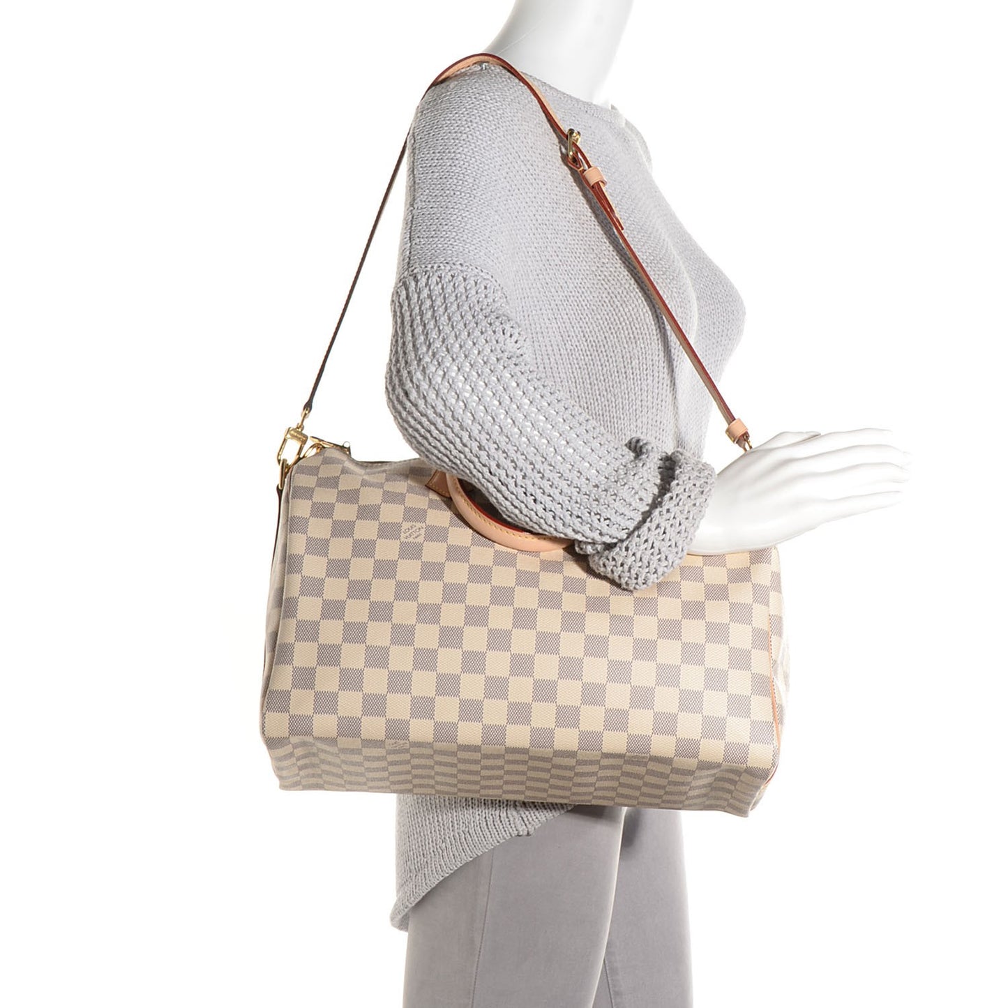 Damier Azur Speedy Bandouliere 35