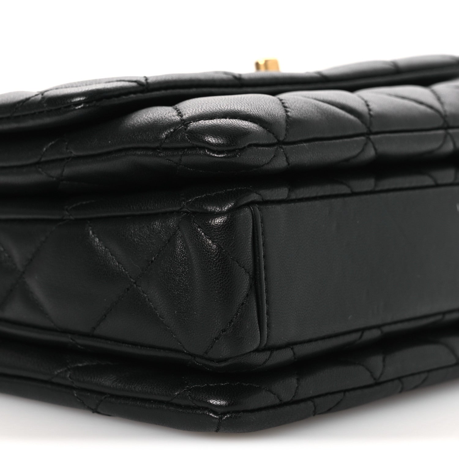 Chanel Lambskin Quilted Mini Medallion Multi Chain Flap Black 8 of 10