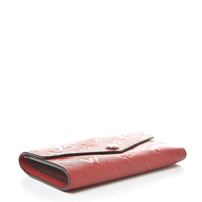 Louis Vuitton Empreinte Compact Curieuse Wallet Cherry 4 of 11