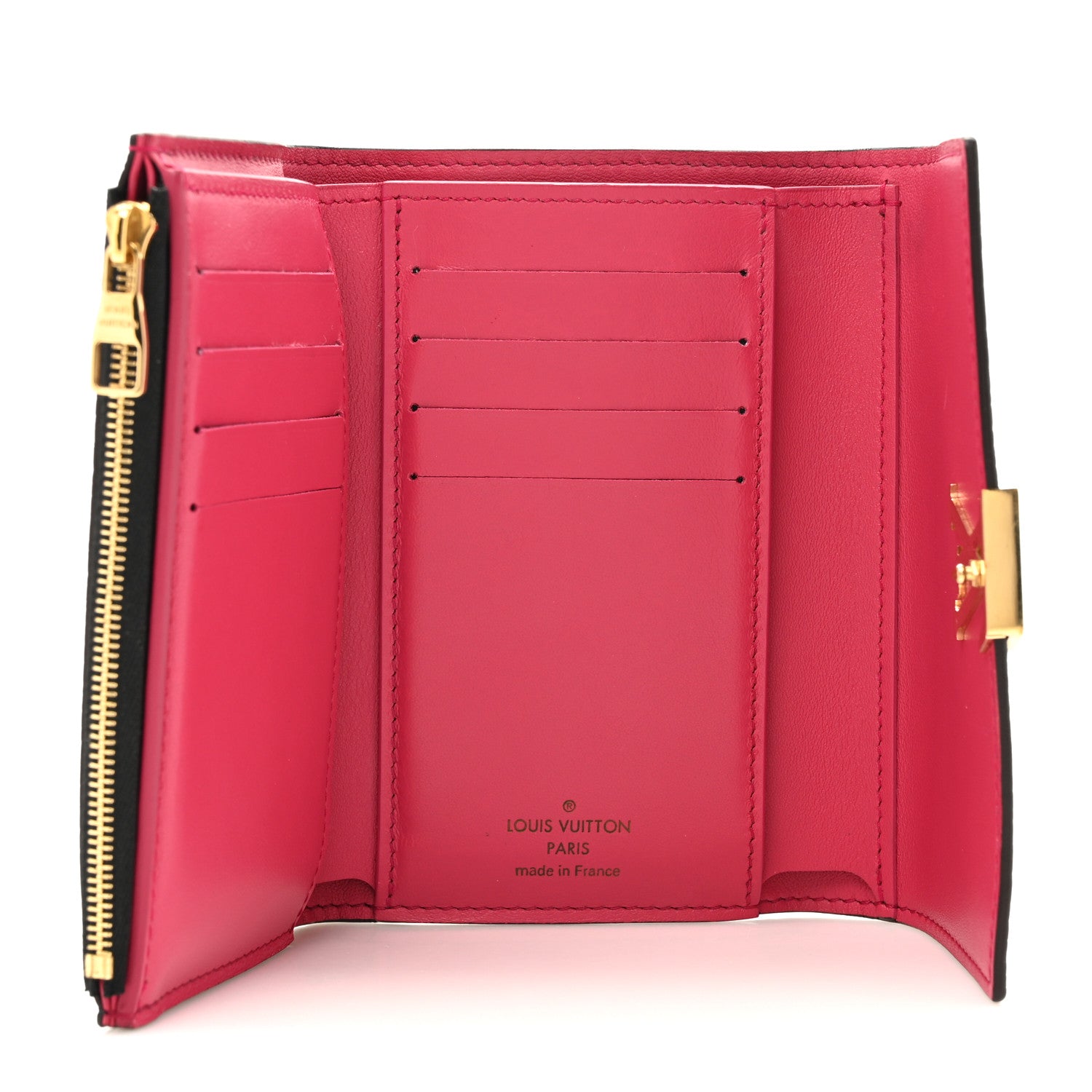 Louis Vuitton Taurillon Capucines Compact Wallet Black 5 of 7