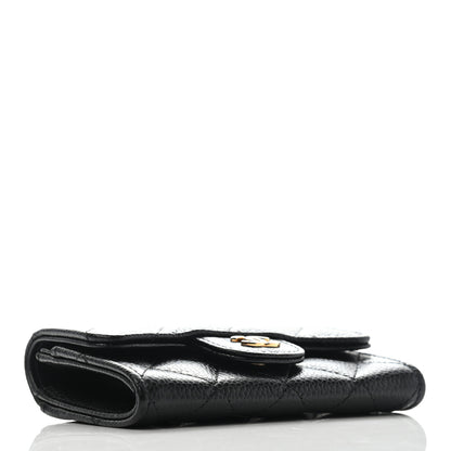 Chanel Caviar Quilted Flap Card Holder Wallet Black 4 of 8
