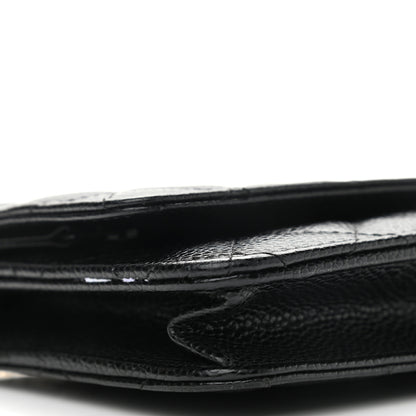 Chanel Caviar Quilted Wallet On Chain WOC Black 11 of 14