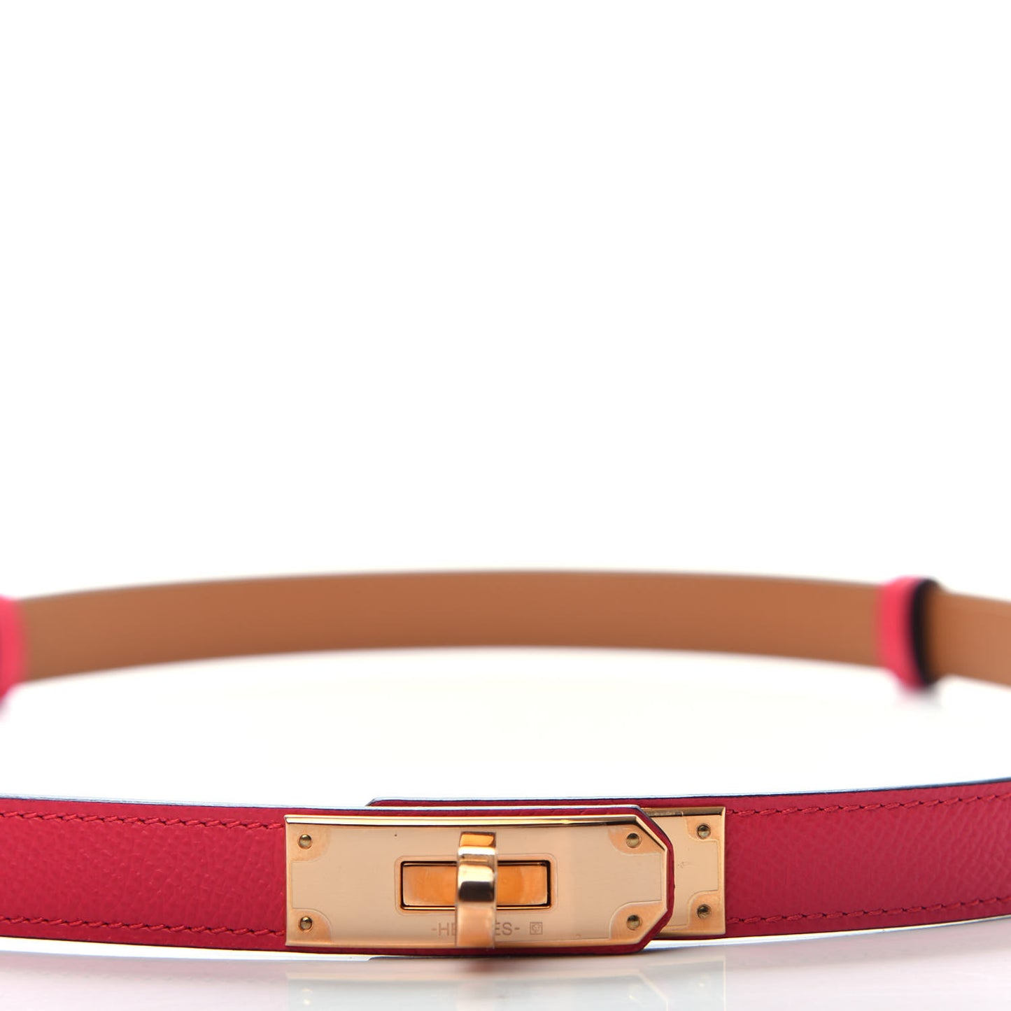 Epsom Kelly Belt Rose Extreme
