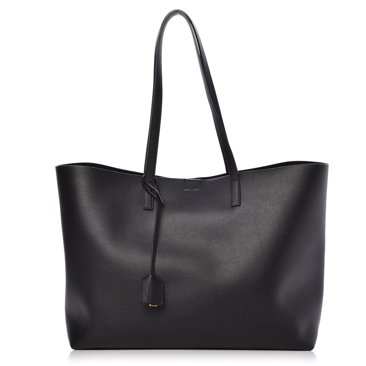 Calfskin Large Shopping Tote Black