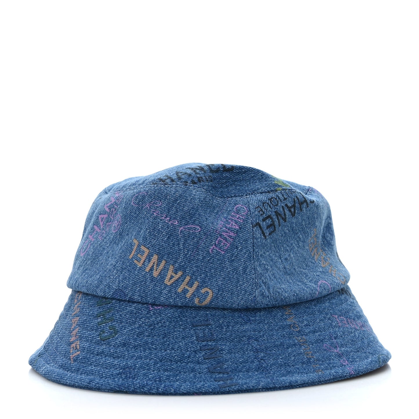 Denim Mood Cloche Bucket Hat L Blue