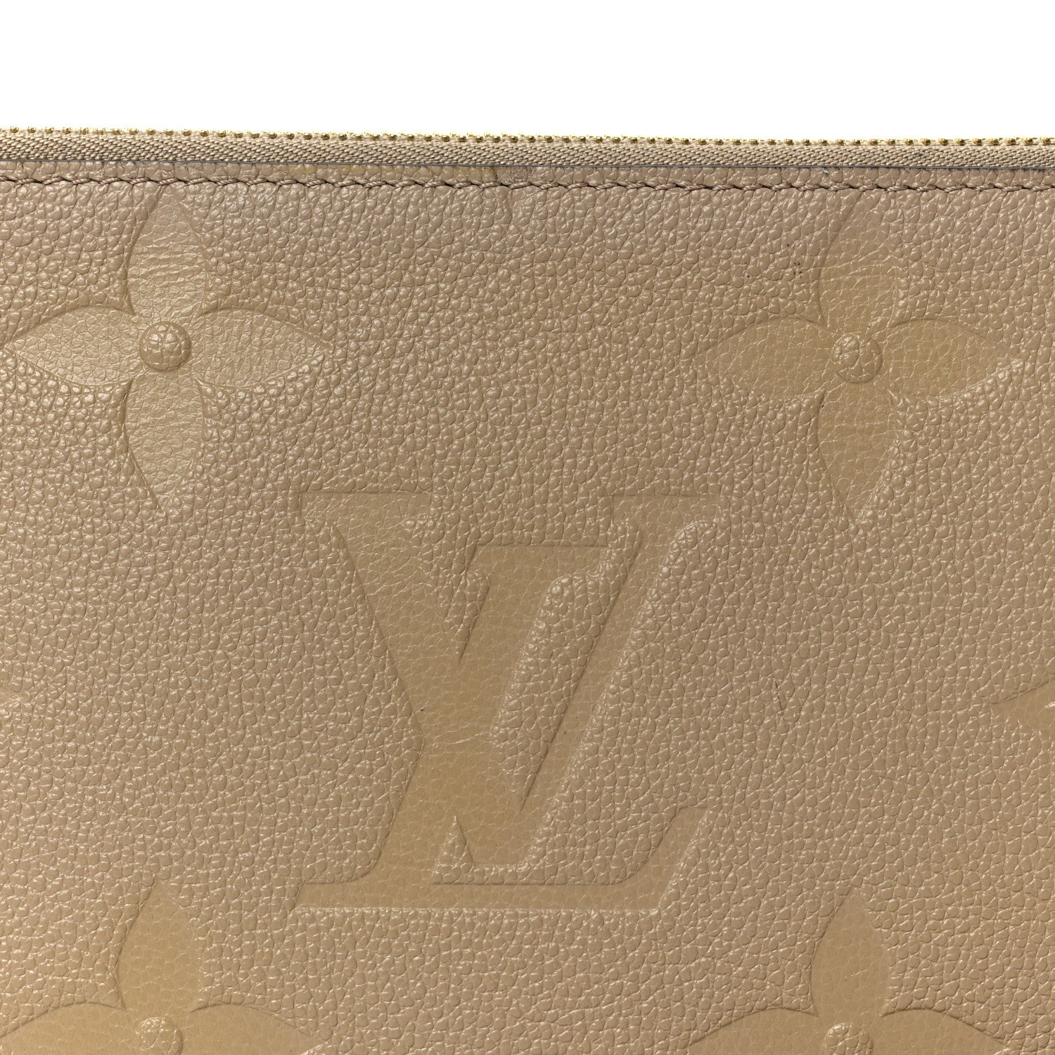 Louis Vuitton Empreinte Monogram Giant Neverfull MM Pochette Tourterelle 7 of 7