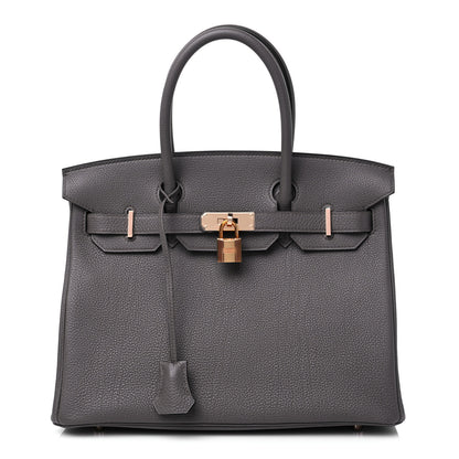 Hermes Togo Birkin 30 Etain 1 of 14