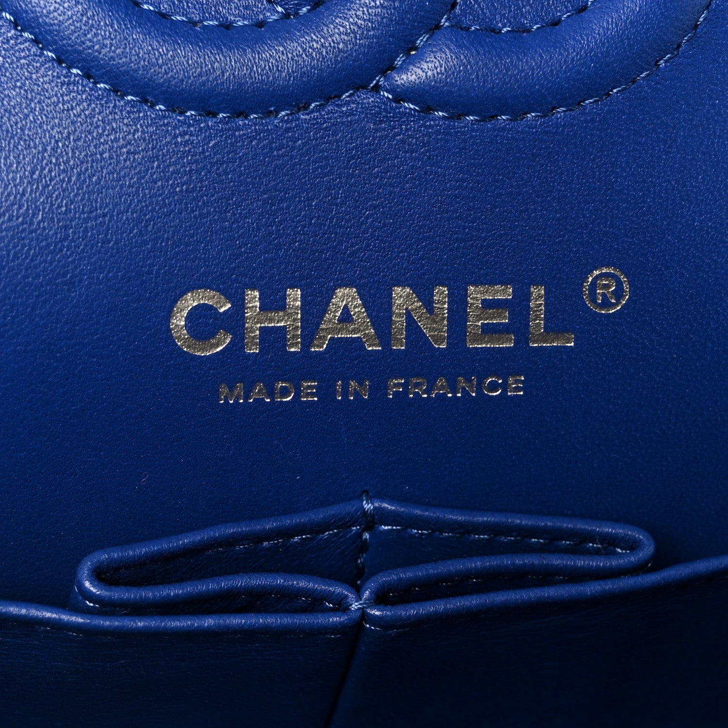 Chanel Caviar Quilted Small Double Flap Blue 6 of 11