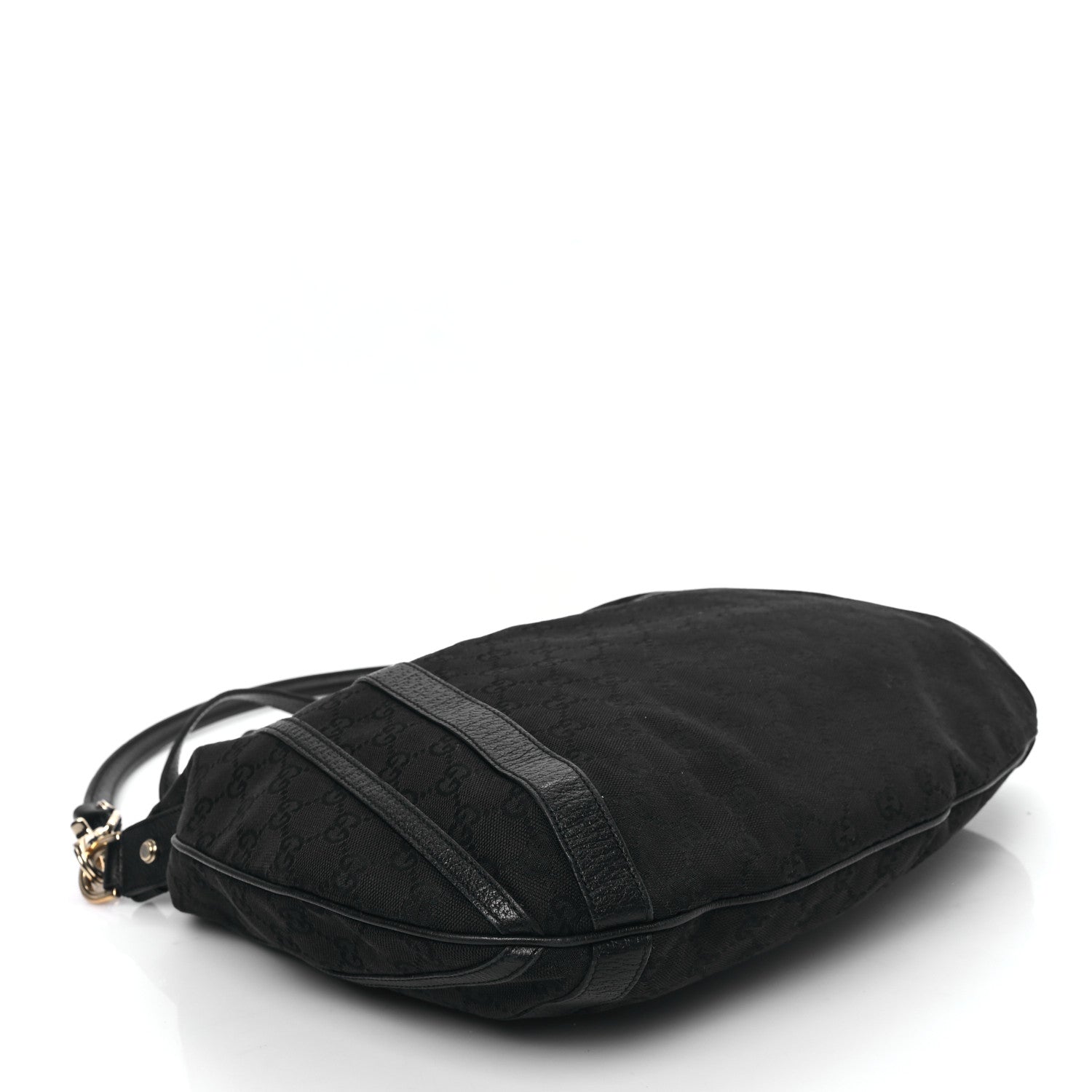 Gucci Monogram Medium Abbey Convertible Tote Black 4 of 11