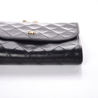 Chanel Lambskin Stitched Mini Evening Flap Black 10 of 11